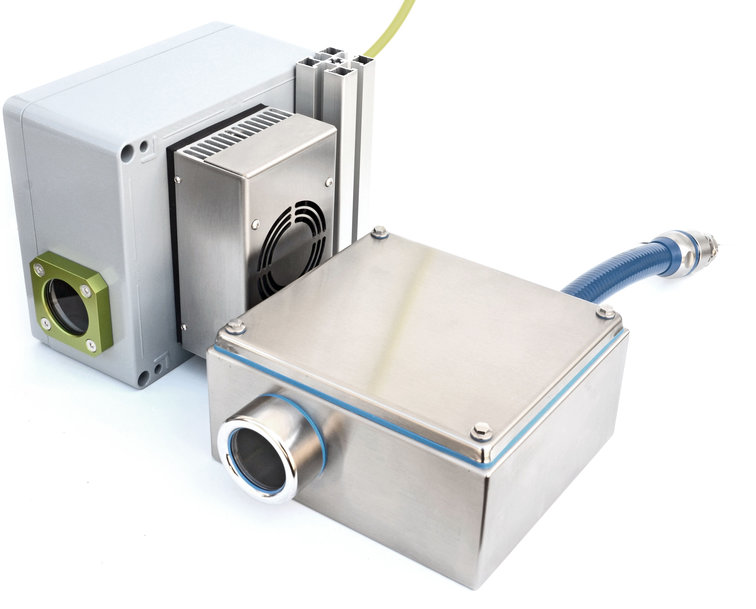 Klimatisierte und hygienische Kameraschutzgehäuse für Specim FX10 und FX17